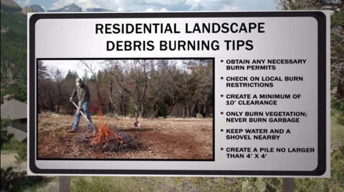 Landscape Debris Burning Safety