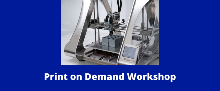 Print on Demand Workshop! – A Zoom/Livestream event with Ethan Hunter
